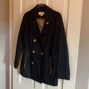 Navy blue Michael Kors jacket. Size large. Never worn.